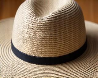 ウーブンストローアイランドハット